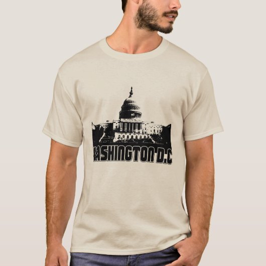 Washington DC Skyline T-shirt (Voorkant)