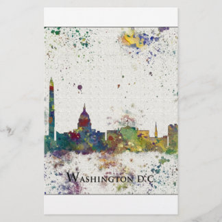 WASHINGTON DC skyline, Washington DC Print