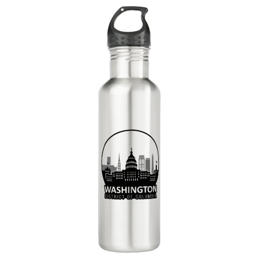 Washington DC Skyline Waterfles (Voorkant)