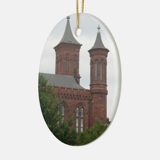Washington DC Smithsonian Castle Ornament (Links)
