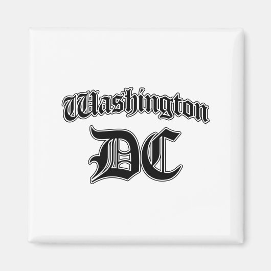 Washington Dc Souvenir Lange Mouwen  Magneet (Voorkant)