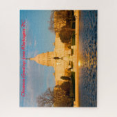 Washington DC. Staatskapitaal.kerstgroeten Legpuzzel (Verticaal)