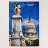 Washington DC. Staatskapitol. Jigzaag Puzzle Legpuzzel (Verticaal)