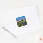 Washington DC stadsgezicht Vierkante Sticker (Envelop)