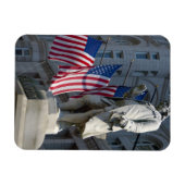 Washington, DC, standbeeld van Benjamin Franklin Magneet (Horizontaal)
