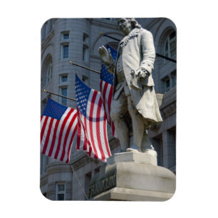 Washington, DC, standbeeld van Benjamin Franklin Magneet