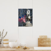 Washington, DC, standbeeld van Benjamin Franklin Poster (Keuken)