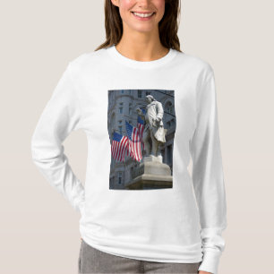 Washington, DC, standbeeld van Benjamin Franklin T-shirt