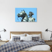 Washington, DC, standbeeld van generaal George Canvas Afdruk (Insitu (Slaapkamer))