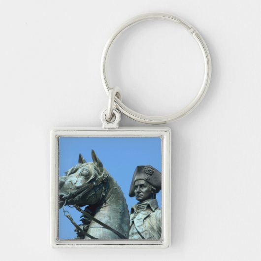 Washington, DC, standbeeld van generaal George Sleutelhanger (Voorkant)