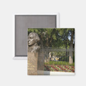 Washington, DC, standbeeld van George Washington, Magneet (Voorkant / Achterkant)