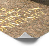 Washington, DC, standbeeld van George Washington,  Poster (Hoek)