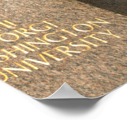 Washington, DC, standbeeld van George Washington, Poster (Hoek)