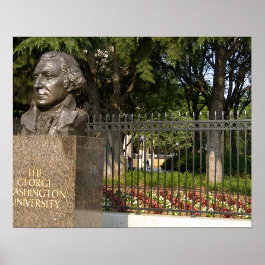 Washington, DC, standbeeld van George Washington,  Poster (Voorkant)