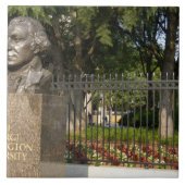 Washington, DC, standbeeld van George Washington, Tegeltje (Voorkant)