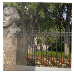 Washington, DC, standbeeld van George Washington, Tegeltje