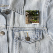 Washington, DC, standbeeld van George Washington,  Vierkante Button 5,1 Cm (In situ)