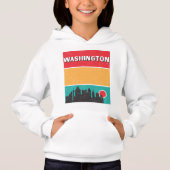 Washington DC State Skyline Souvenir (Voorkant)