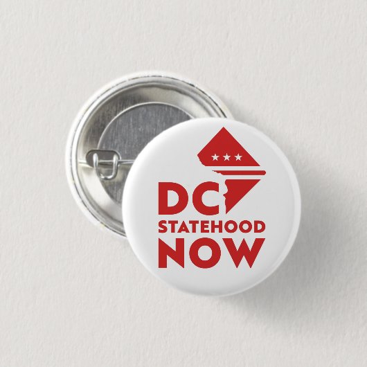 Washington DC-status nu Button (Voorkant /achterkant)