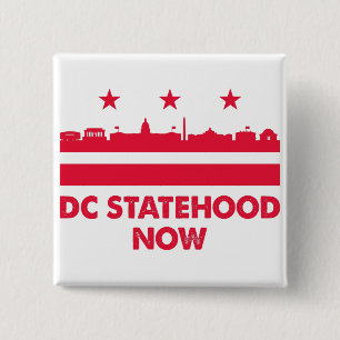 Washington DC-status nu Button