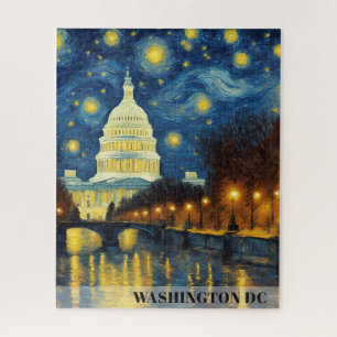 Washington DC Sterrennacht Legpuzzel