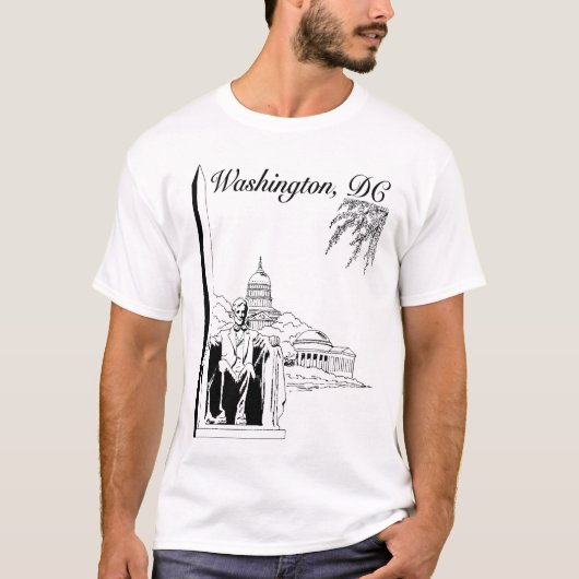 Washington DC T-shirt (Voorkant)