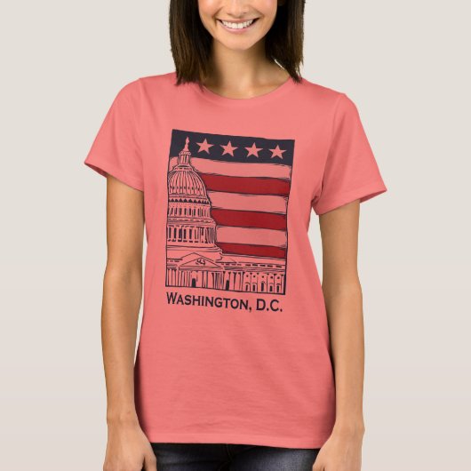 Washington DC t-shirt (Voorkant)