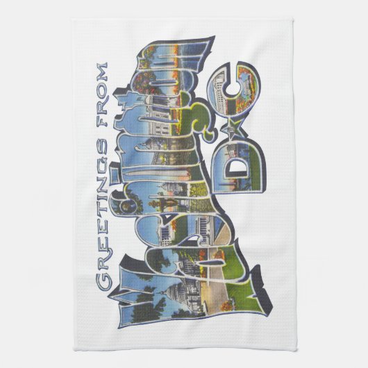 Washington DC Theedoek (Verticaal)