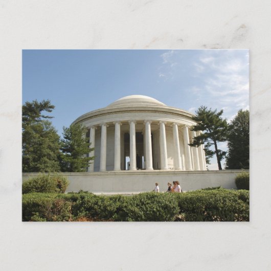 Washington, DC. Thomas Jefferson Memorial Briefkaart (Voorkant)