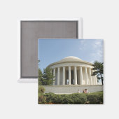 Washington, DC. Thomas Jefferson Memorial Magneet (Voorkant / Achterkant)