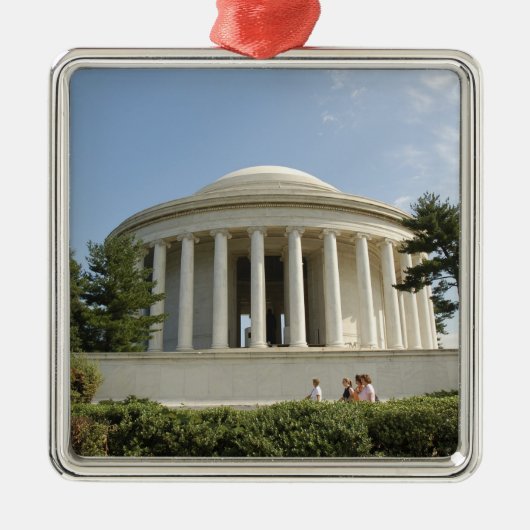 Washington, DC. Thomas Jefferson Memorial Metalen Ornament (Voorkant)