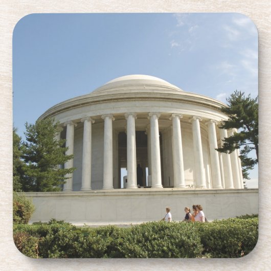 Washington, DC. Thomas Jefferson Memorial Onderzetter (Voorkant)
