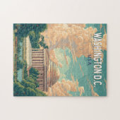 Washington DC Thomas Jefferson Memorial Reis Kunst Legpuzzel (Horizontaal)
