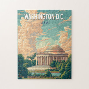 Washington DC Thomas Jefferson Memorial Reis Kunst Legpuzzel
