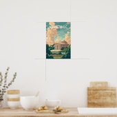 Washington DC Thomas Jefferson Memorial Reis Kunst Poster (Keuken)