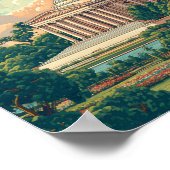 Washington DC Thomas Jefferson Memorial Travel Art Poster (Hoek)