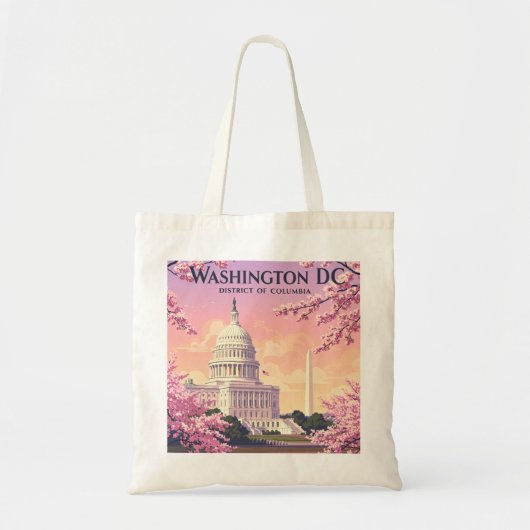 Washington DC Tote Bag (Voorkant)