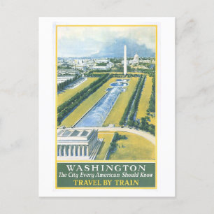  Washington DC Travel Poster Briefkaart