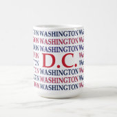 Washington DC Typografie Koffiemok (Center)