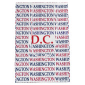 Washington DC Typografie Medium Cadeauzakje (Achterkant)