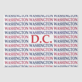 Washington DC Typografie Tissuepapier