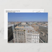 Washington DC uit de Old Post Kantoor Tower 001 Briefkaart (Voorkant / Achterkant)