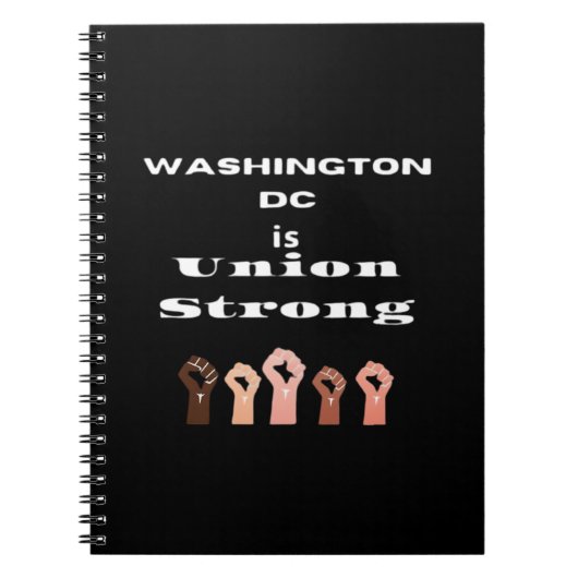 Washington DC Union Strong Classic - Dag van de Ar Notitieboek (Voorkant)