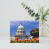 Washington DC United States Capitol Building Briefkaart (Staand voorkant)