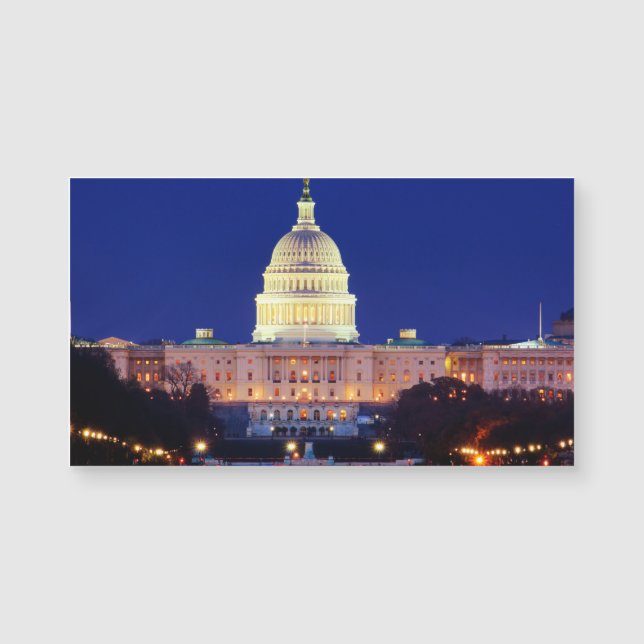 Washington DC United States Capitol in Dusk (Voorkant)