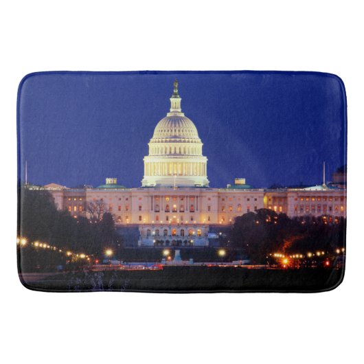 Washington DC United States Capitol in Dusk Badmat (Voorkant)