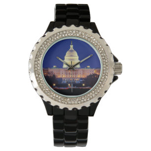 Washington DC United States Capitol in Dusk Horloge