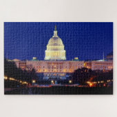 Washington DC United States Capitol in Dusk Legpuzzel (Horizontaal)