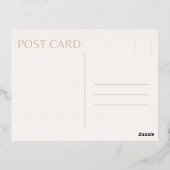 Washington DC US Capitol Cherry Blossom Gold Folie Feestdagen Briefkaart (Achterkant)