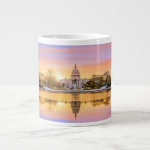 Washington DC US Capitool Gebouw Zonsondergang Ref Grote Koffiekop